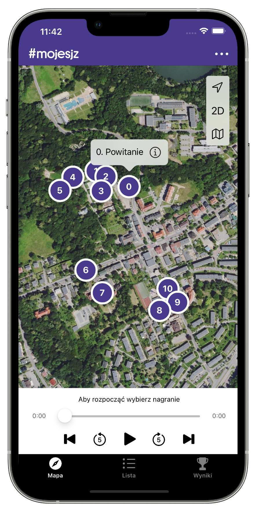 interactive map phones